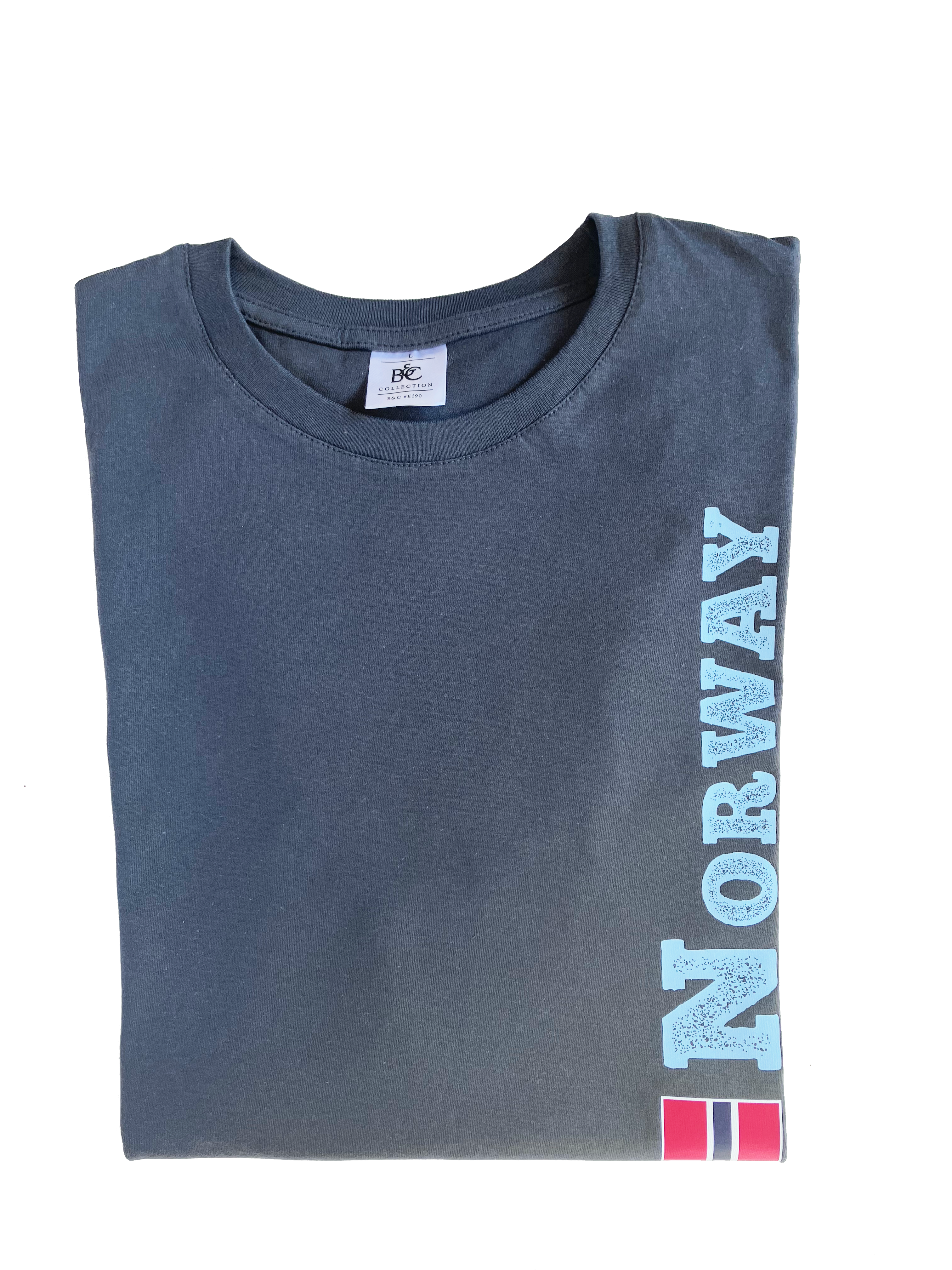 Team Norway T-Shirt mit Logo, Farbe: Dark grey solid